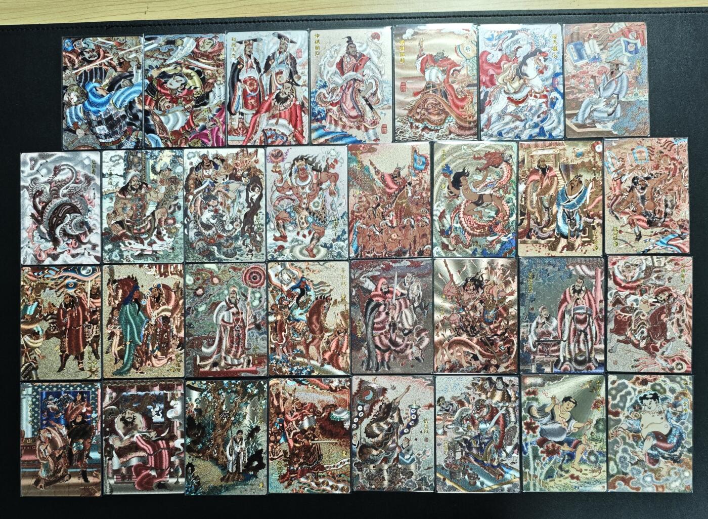 天玑星卡拍第176期《3.5周四截拍》持续收拍收评中 满赠卡需备注 昆仑万象 三国 陈岱青 二十九张 其中罗贯中著书 龟虽寿 限编199+刘海戏金蝉两张 粗闪 三十一张