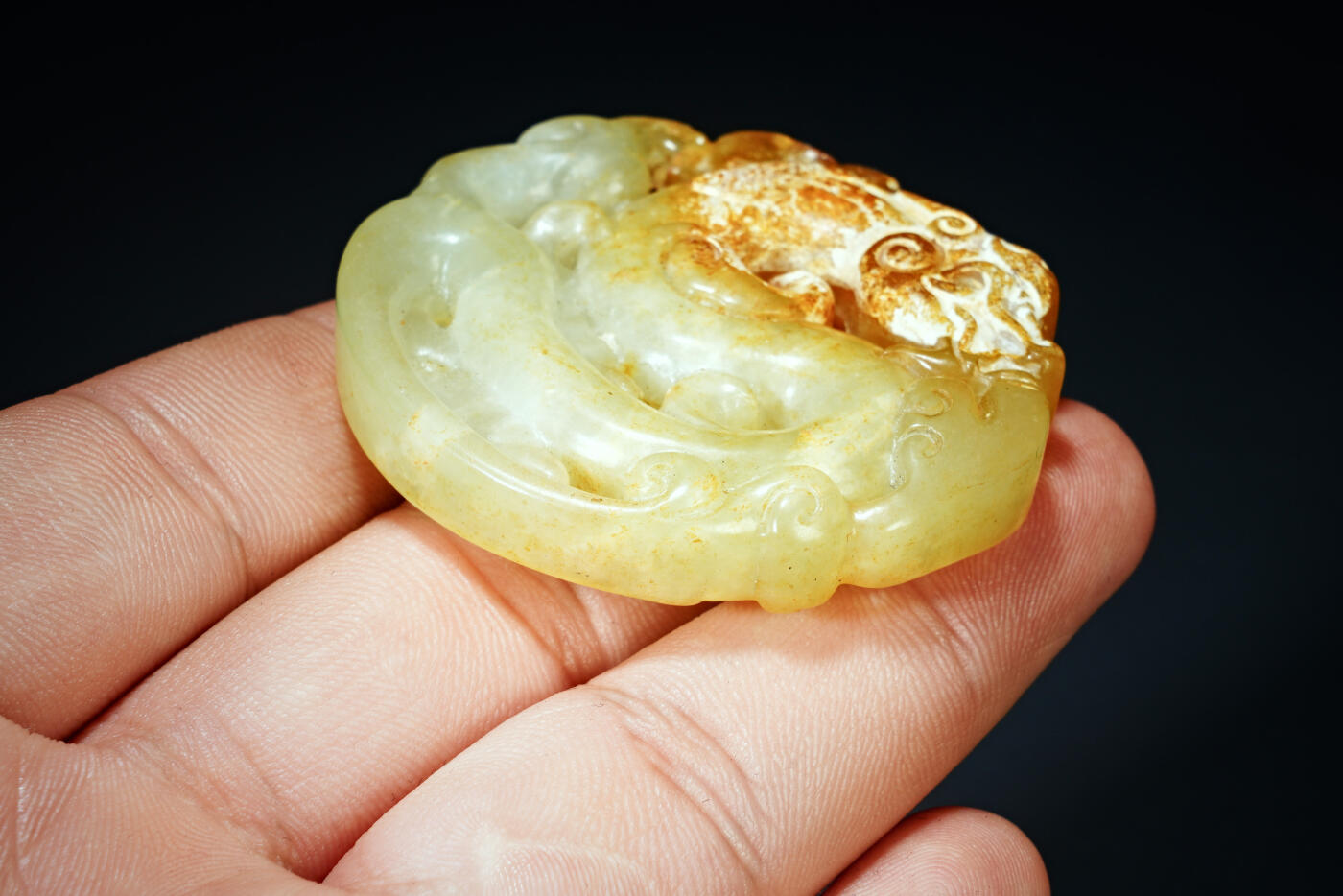 上海都达杂项专场四十四【全场包邮】  古玉 螭龙玉佩91-100