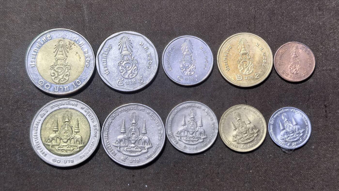 北京马甸外国币专卖第148期，外国币，中国早期纪念币专场，陆续上拍，欢迎关注 泰国流通纪念币2组共10枚