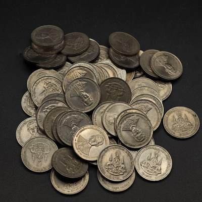 【淘币小摊】实时拍第八百七十五拍   散币场    每周一统一发货 - 泰国1泰铢60枚