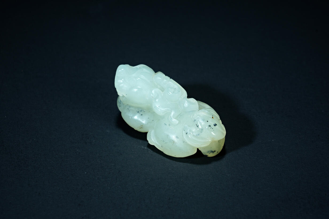 上海都达杂项专场四十四【全场包邮】  天然和田玉精雕《招财貔貅》挂件91-111