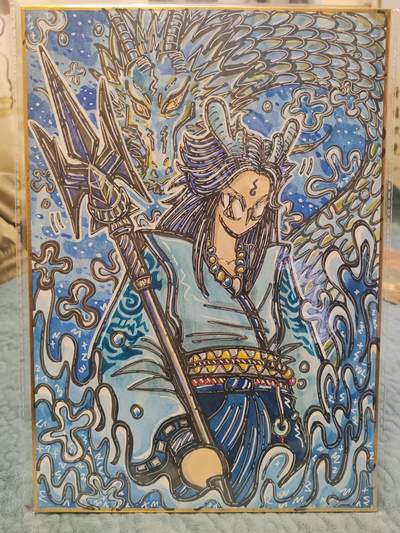 手绘原画 艺术家waiwai owson英雄传系列隐藏敖丙 - 手绘原画 艺术家waiwai owson英雄传系列隐藏敖丙