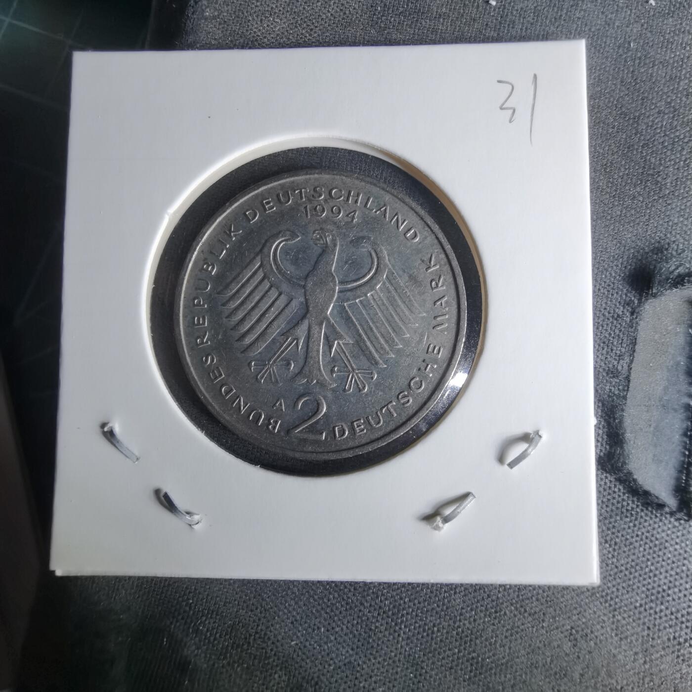 沼泽如烟--第1009场 德国1994年二马克