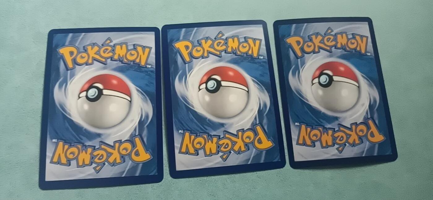 卡牌新人第二场 不寄存！！！ 宝可梦RR  3张