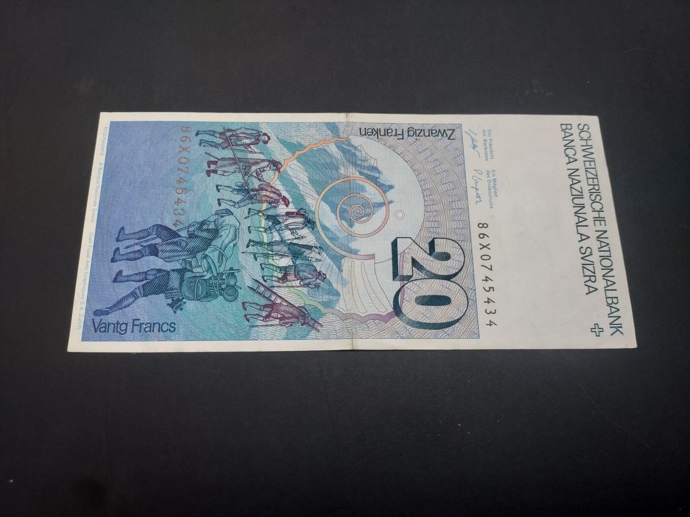 博彦收藏   3月7日 8点钱币专场 全场包邮 瑞士 20法郎 流通品