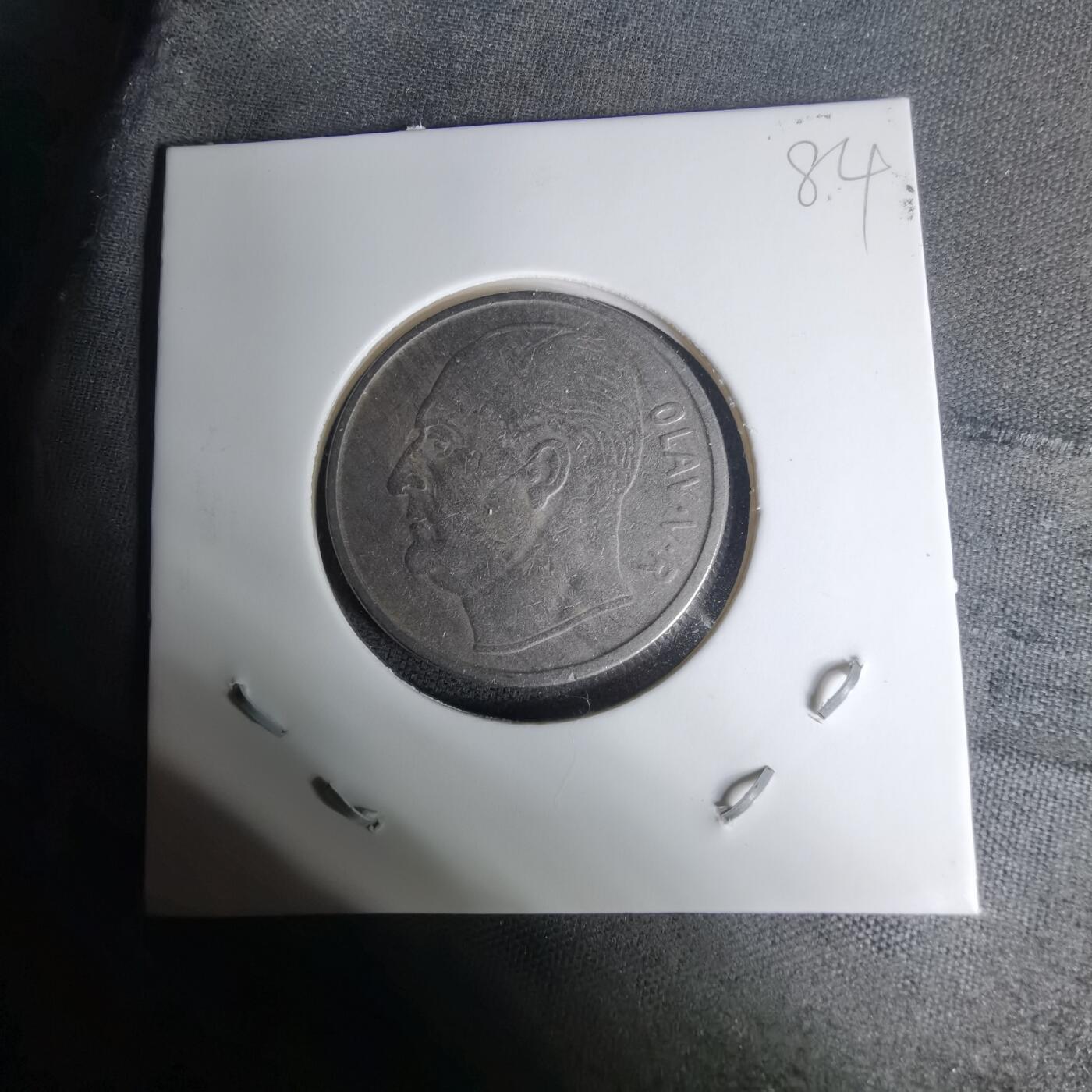 沼泽如烟--第1009场 挪威1963年1克朗