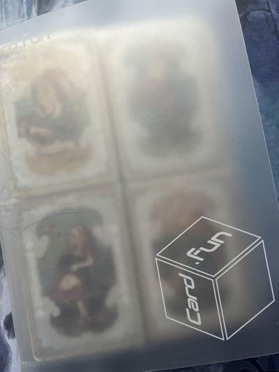 【随心含颖卡拍55期】卡游/集卡社/卡卡沃 抽卡机专场拍卖【无佣金】 - 【卡册】混卡一本 爱丽丝+狐妖小红娘+其它 80张 卡册不选品 最好不寄存