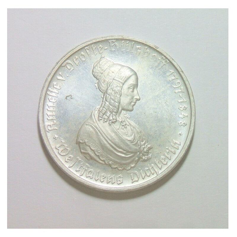 德国1923年威斯特法伦 100马克女人头马币 精制原光