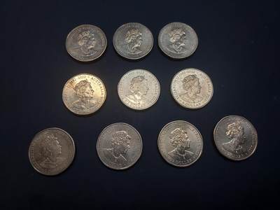 博彦收藏   3月7日 8点钱币专场 全场包邮 - 澳洲 Big thing 硬币10枚一组