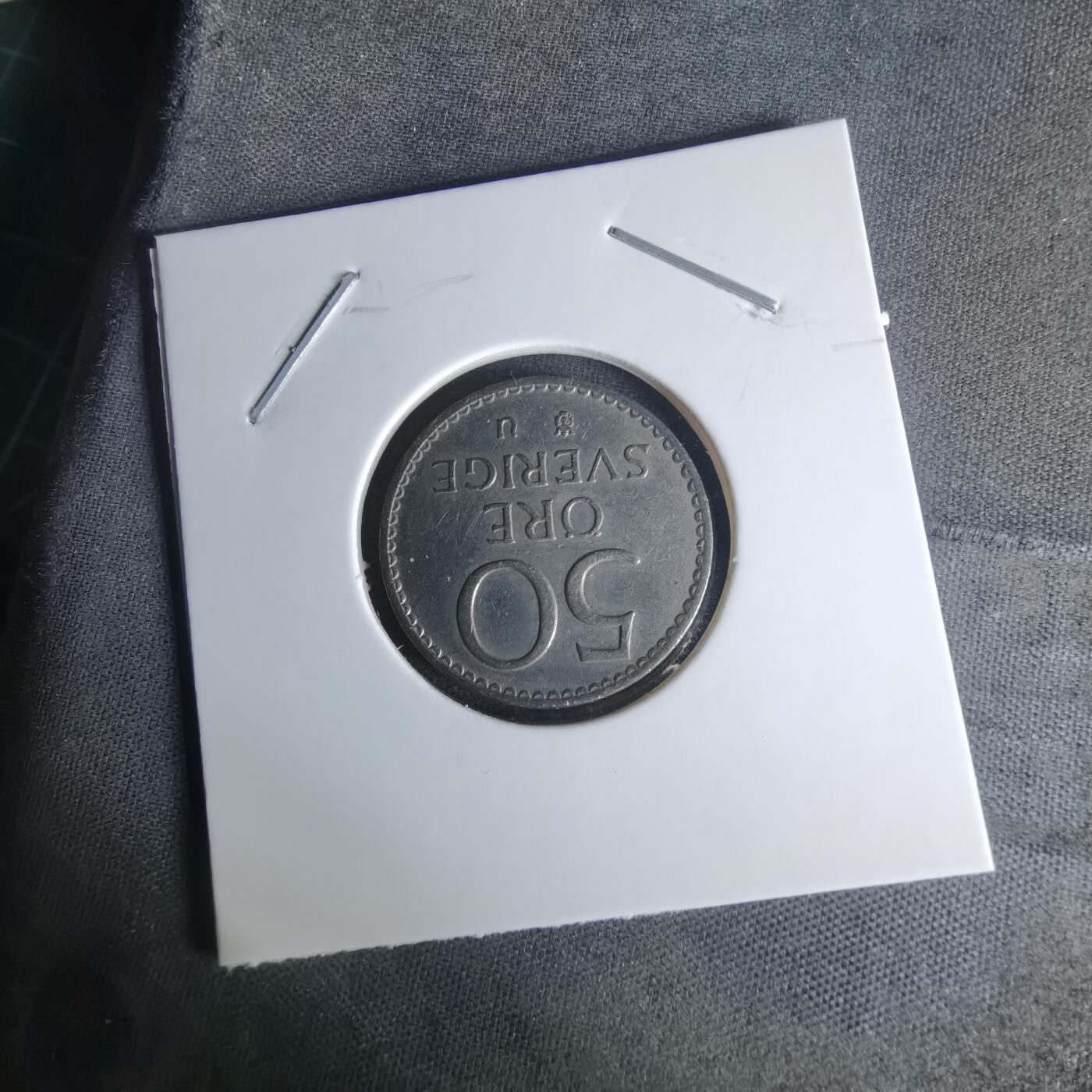 沼泽如烟--第1009场 瑞典1964年50欧尔