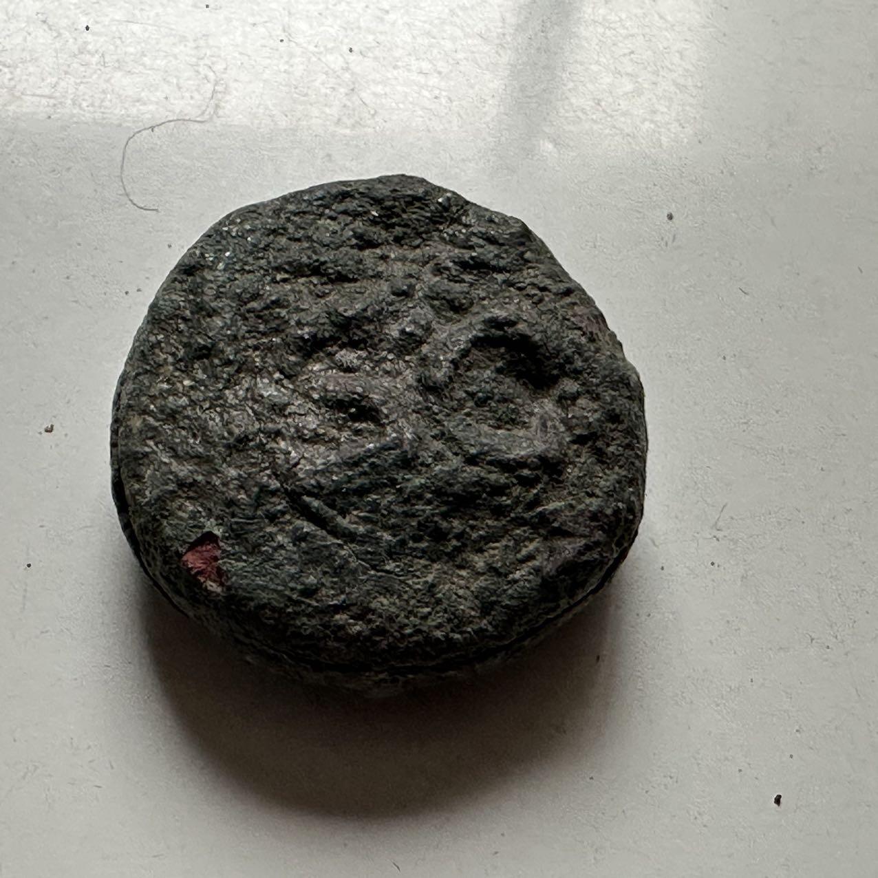 🌹外币初藏🌹🐯2026年第24场  每周二四六晚8️⃣点 接代拍 罗马帝国公元1世纪Dupondius铜币 SC双圈 直径28mm 重20.3g 残裂生坑