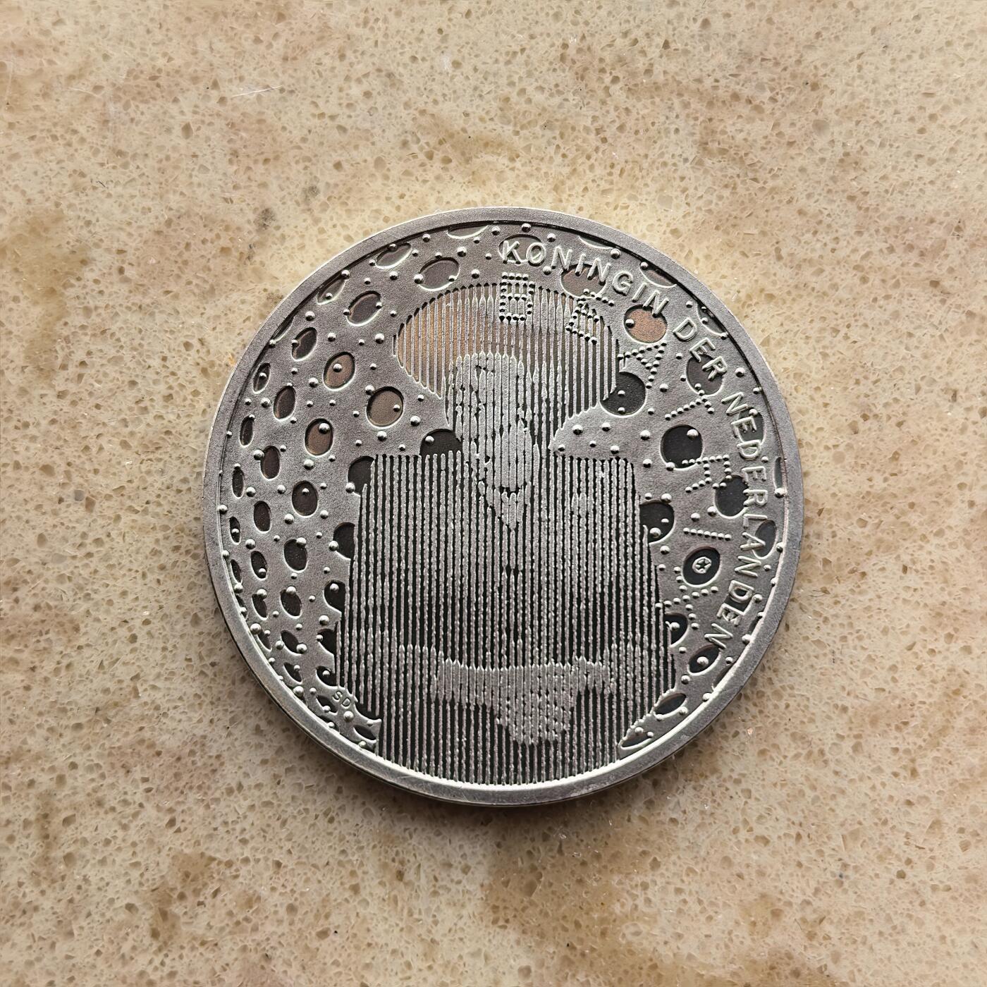 道一币馆币章第一百六十八场 欧洲之星 荷兰2005年国家解放60周年5欧元纪念银币 11.9g 925S 