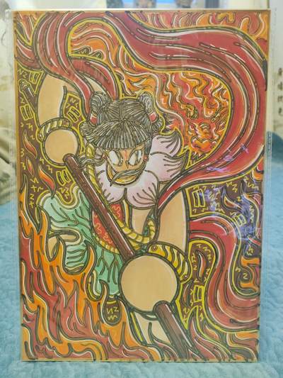 手绘原画 艺术家waiwai owson英雄传系列隐藏 哪吒原画 - 手绘原画 艺术家waiwai owson英雄传系列隐藏 哪吒原画