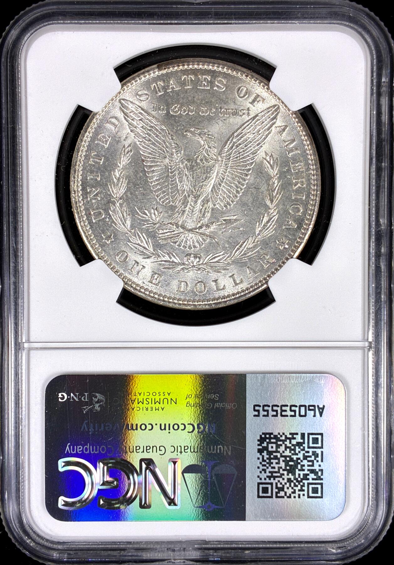 【雨安】【直播拍卖】【第0126期-评级币章】2026-03-07 周六 19:30 (金价1176, 银价22.16) [评级美洲] USA 美国 1美元 (1878-1921) 摩根 1889年  NGC-MS63