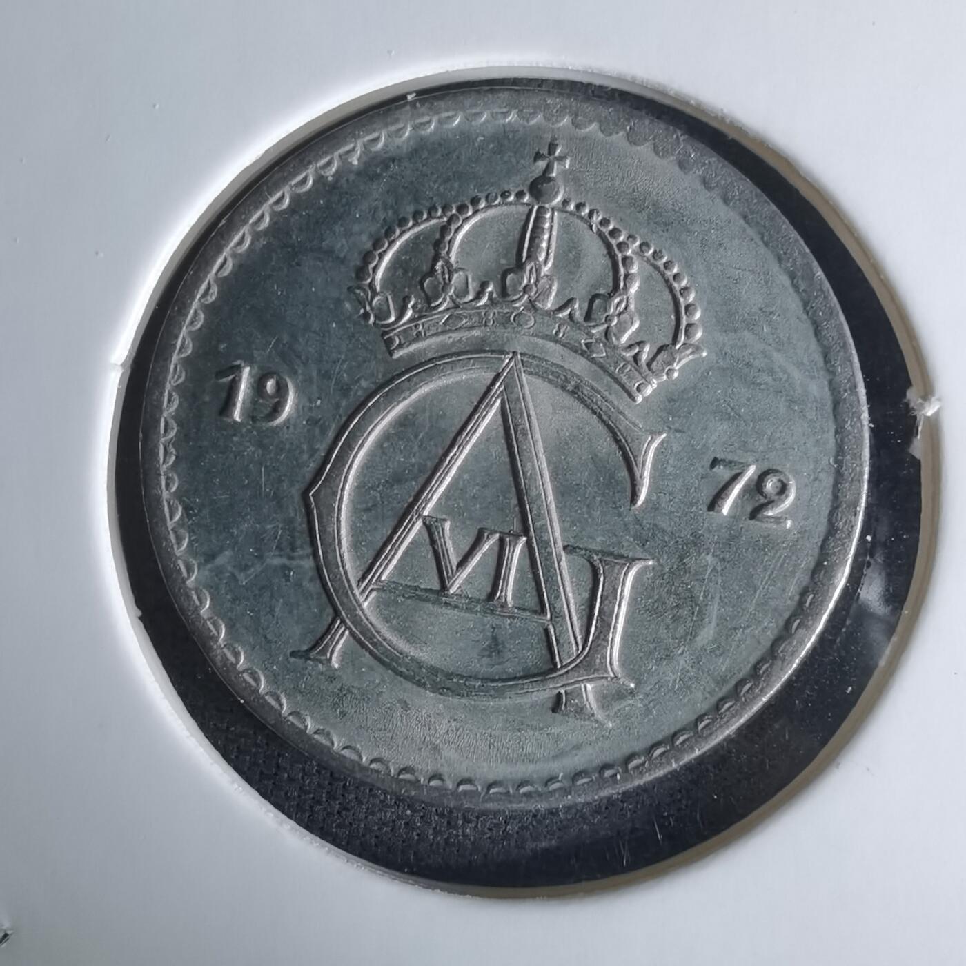 沼泽如烟--第1009场 瑞典1972年50欧尔