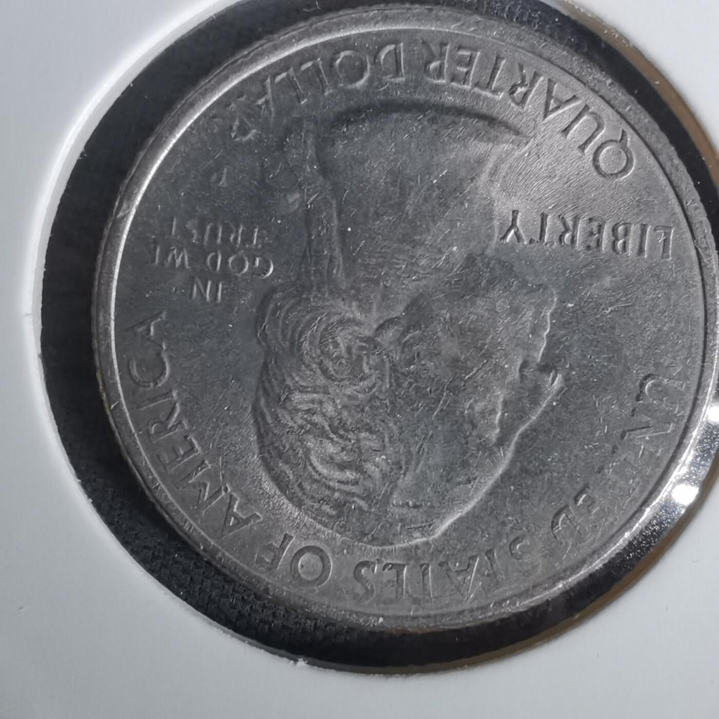 沼泽如烟--第1010场 美国2015年25分纪念币