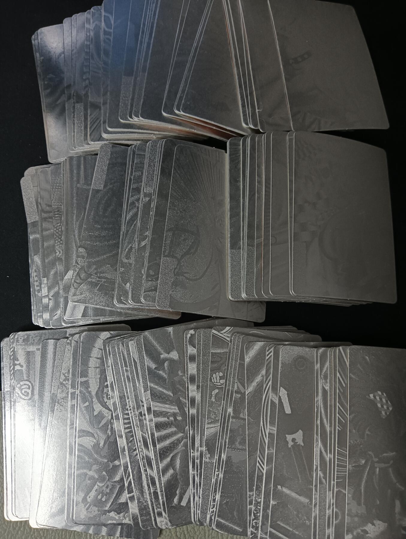 花开卡拍第61期（3月7号周六截拍，品控勿拍!!!拍品不寄存，运费5元（新疆需补运费差价或顺丰到付），自制卡难免瑕疵，可能存在轻微撞角爆边等出厂瑕疵，品控介意勿拍！） 【新疆顺丰到付】鲁艺摩点众筹水浒英雄榜（银卡版），130+张，鲁艺经典渣渣卡，品相一般默认瑕疵介意勿拍