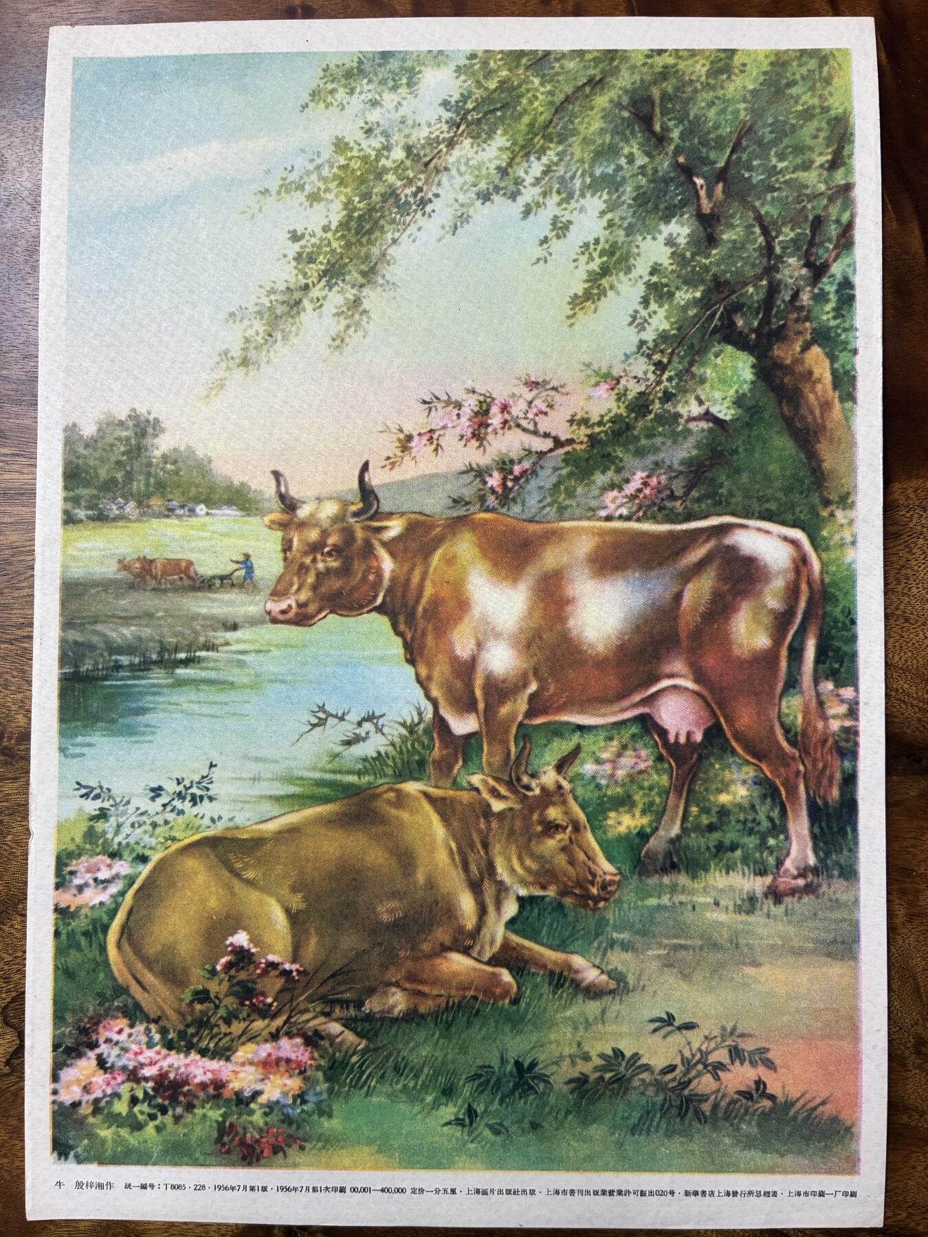 情怀旧藏儿时记忆经典收藏交流拍卖会 牛老年画宣传画