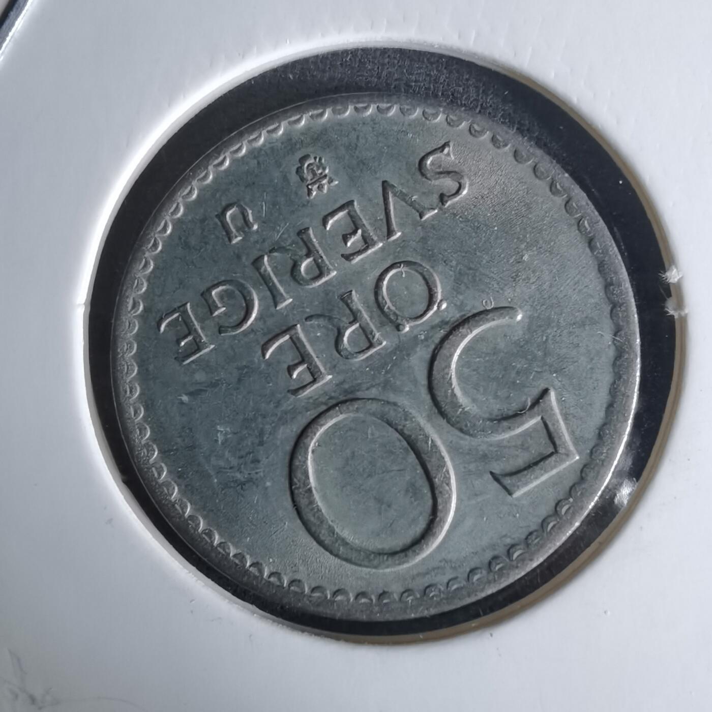 沼泽如烟--第1009场 瑞典1972年50欧尔