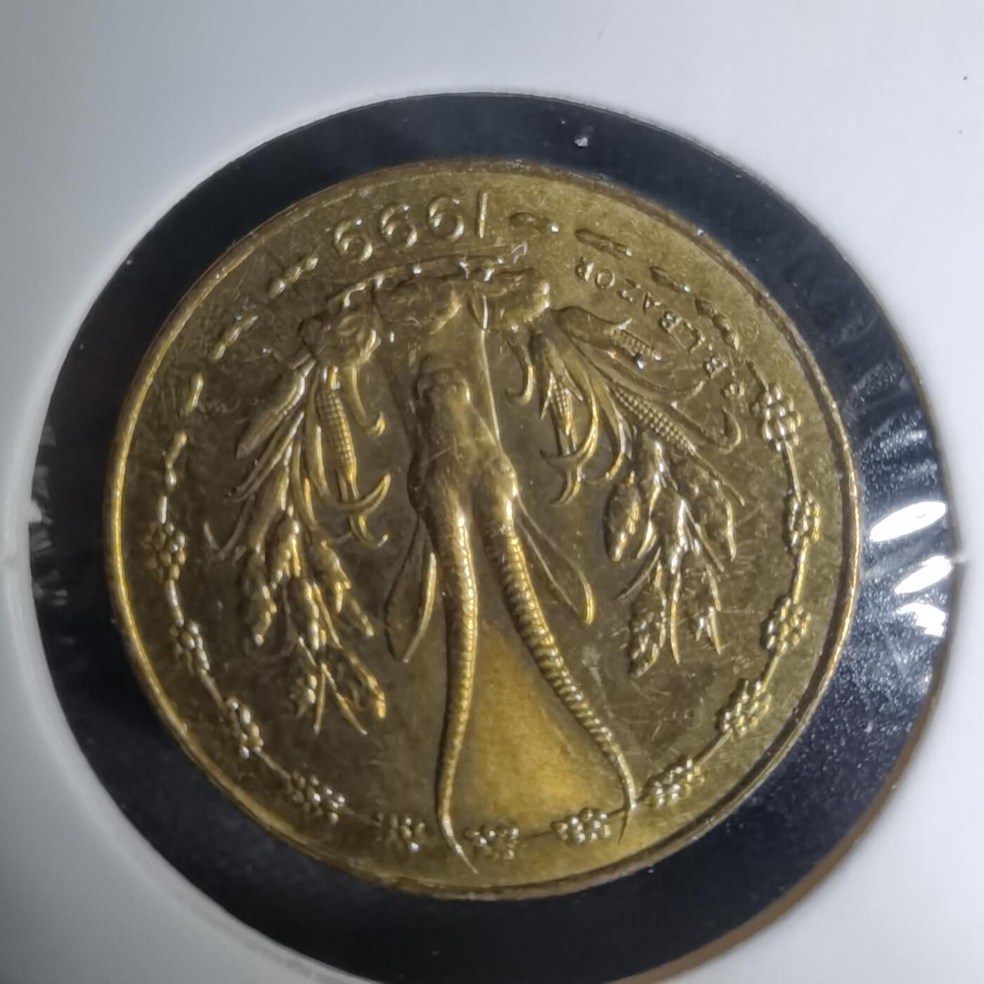 沼泽如烟--第1009场 西非1999年5法郎