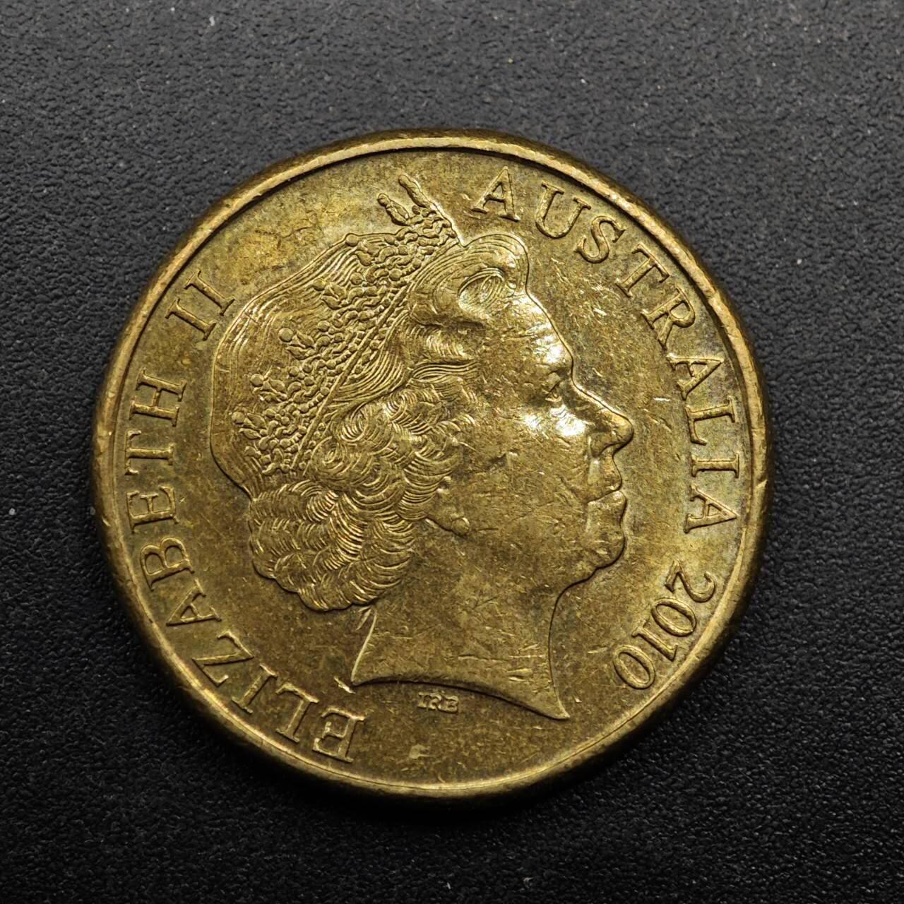 【淘币小摊】实时拍第八百七十五拍   散币场    每周一统一发货 澳大利亚2010年1元纪念币