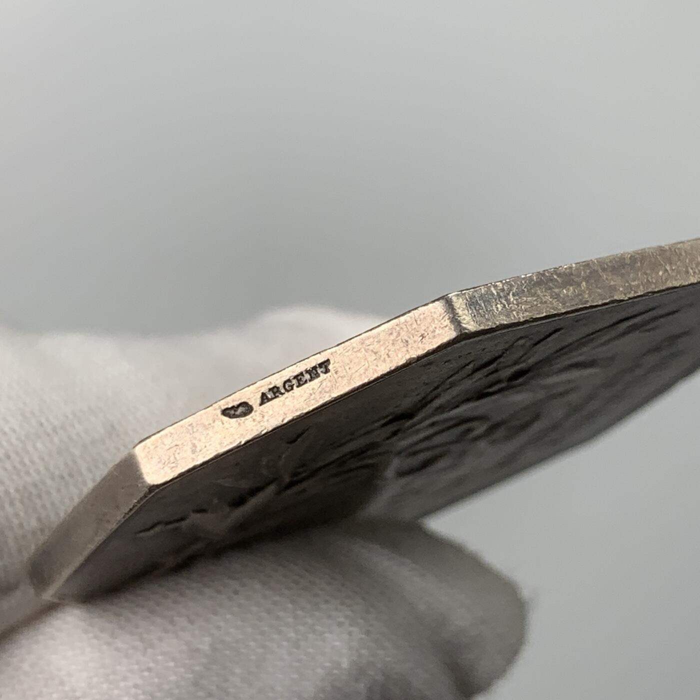 掌中浮雕-藏着的欧洲第053场 法国里昂商会八角银章，对边41.6mm，35.6g，奥斯卡·罗蒂作品