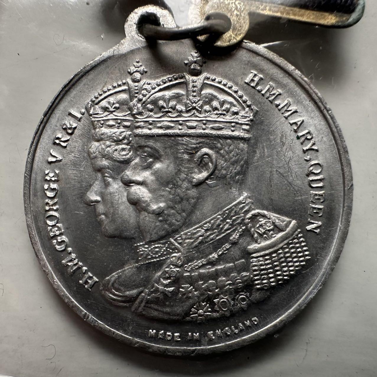 🌹外币初藏🌹🐯2026年第24场  每周二四六晚8️⃣点 接代拍 英国1935年乔治五世银禧纪念章 米德尔斯堡市版  32.4毫米铝制