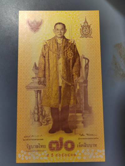 PCAI钱币  3-767  钱币纪念章小专场 - 泰国纪念钞