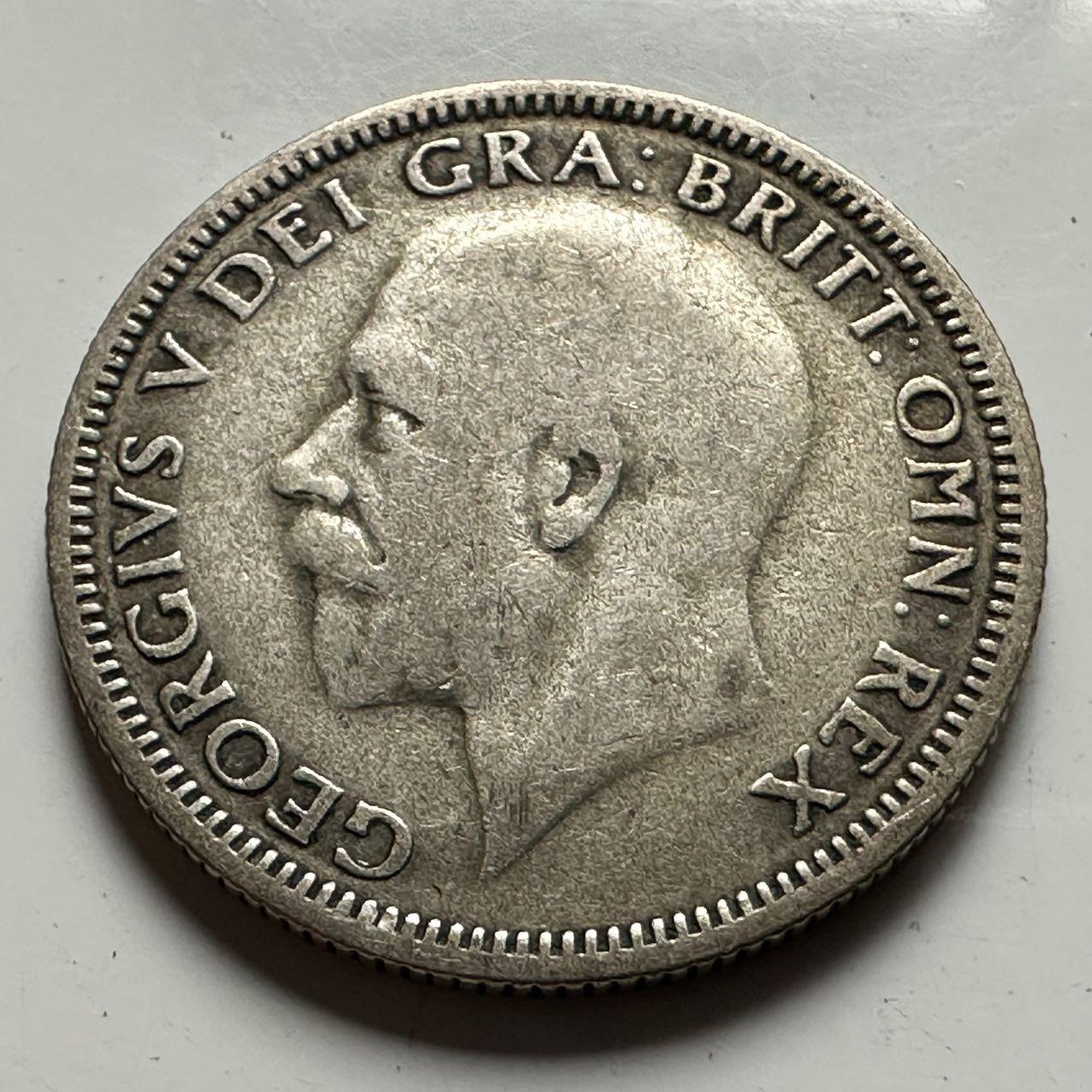 🌹外币初藏🌹🐯2026年第24场  每周二四六晚8️⃣点 接代拍 英国1928年一先令银币 5.6克50%银