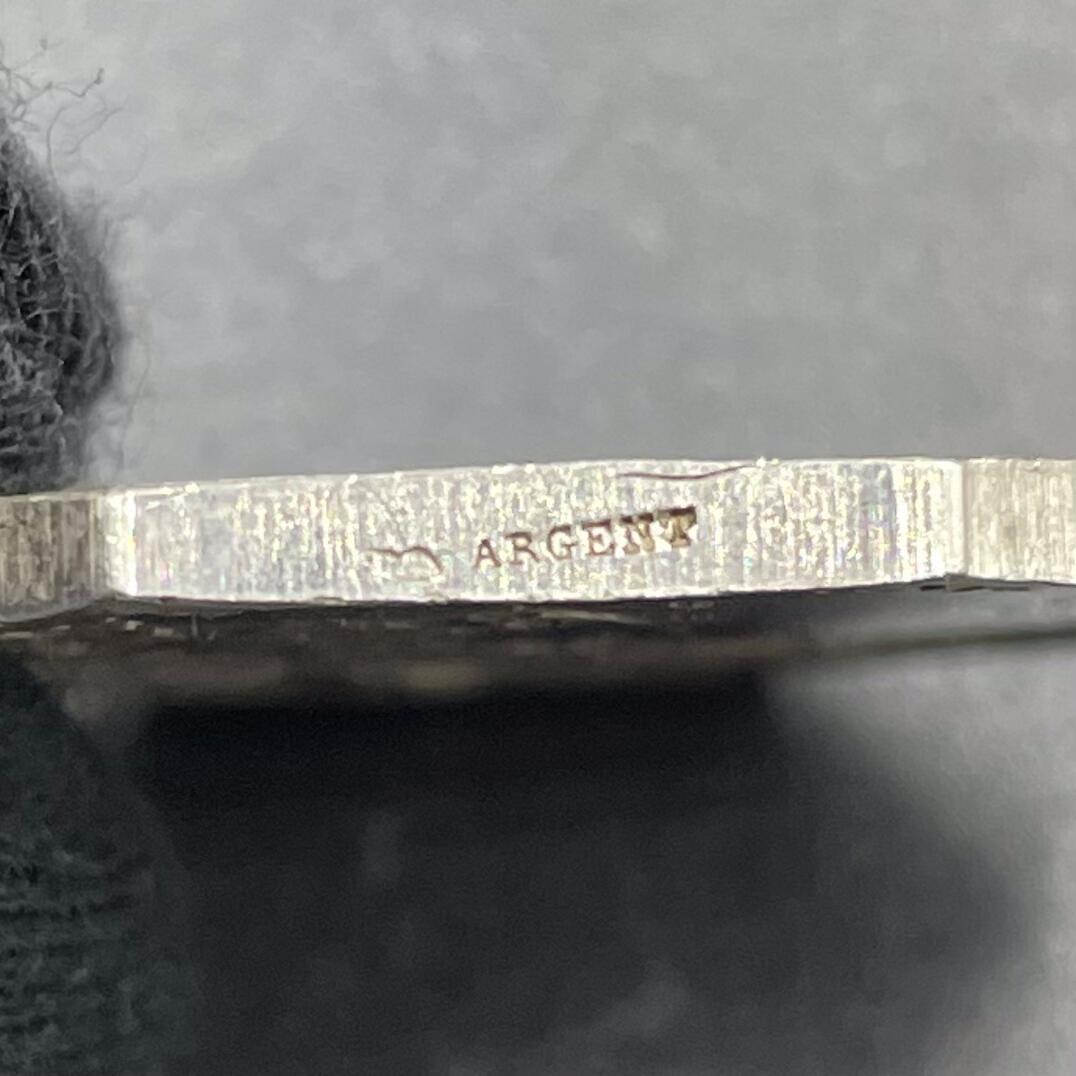 「木头集藏」章牌专场-第69场 法国马赛工商协会八角银章，直径：35.3 mm，19.8 g，边铭：丰饶角 ARGENT，