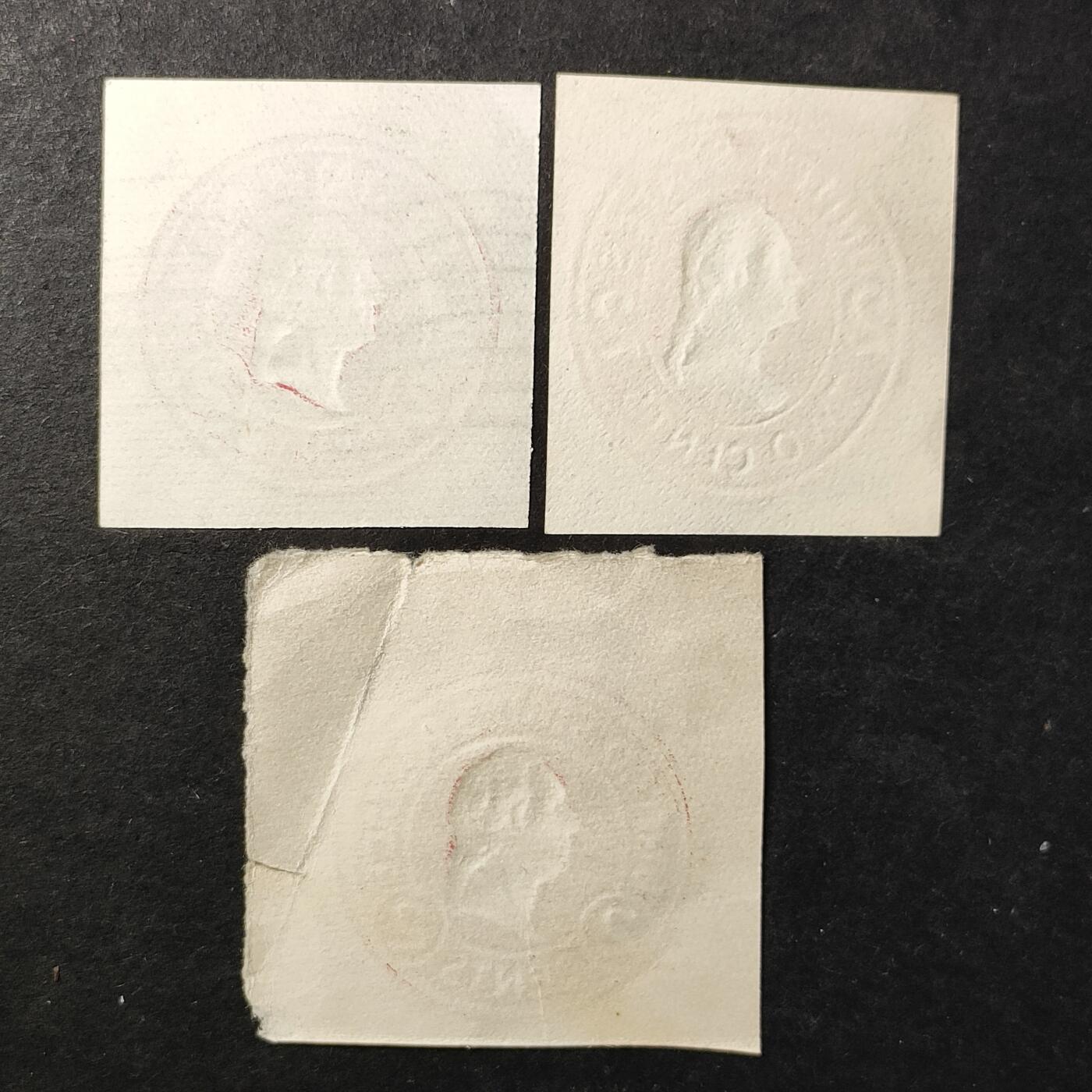 ↓君缘收藏753期☞钱币邮品↓无佣金、可寄存、满30元包邮  美国古典邮票，美国第1任总统乔治·华盛顿邮资剪片3枚合售