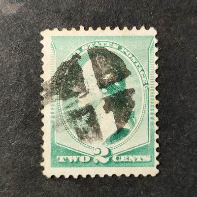 ↓君缘收藏753期☞钱币邮品↓无佣金、可寄存、满30元包邮  - 美国古典邮票，1887年美国第1任总统乔治·华盛顿邮票