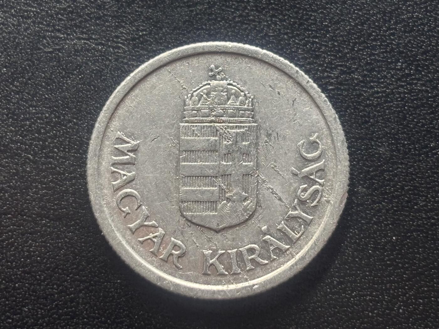 邮泉阁限时拍卖第四十二场（硬币在国外。请付邮费6元。） 匈牙利1942年1潘果