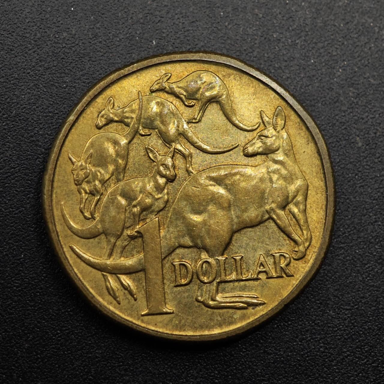 【淘币小摊】实时拍第八百七十五拍   散币场    每周一统一发货 澳大利亚1984年1元铜币