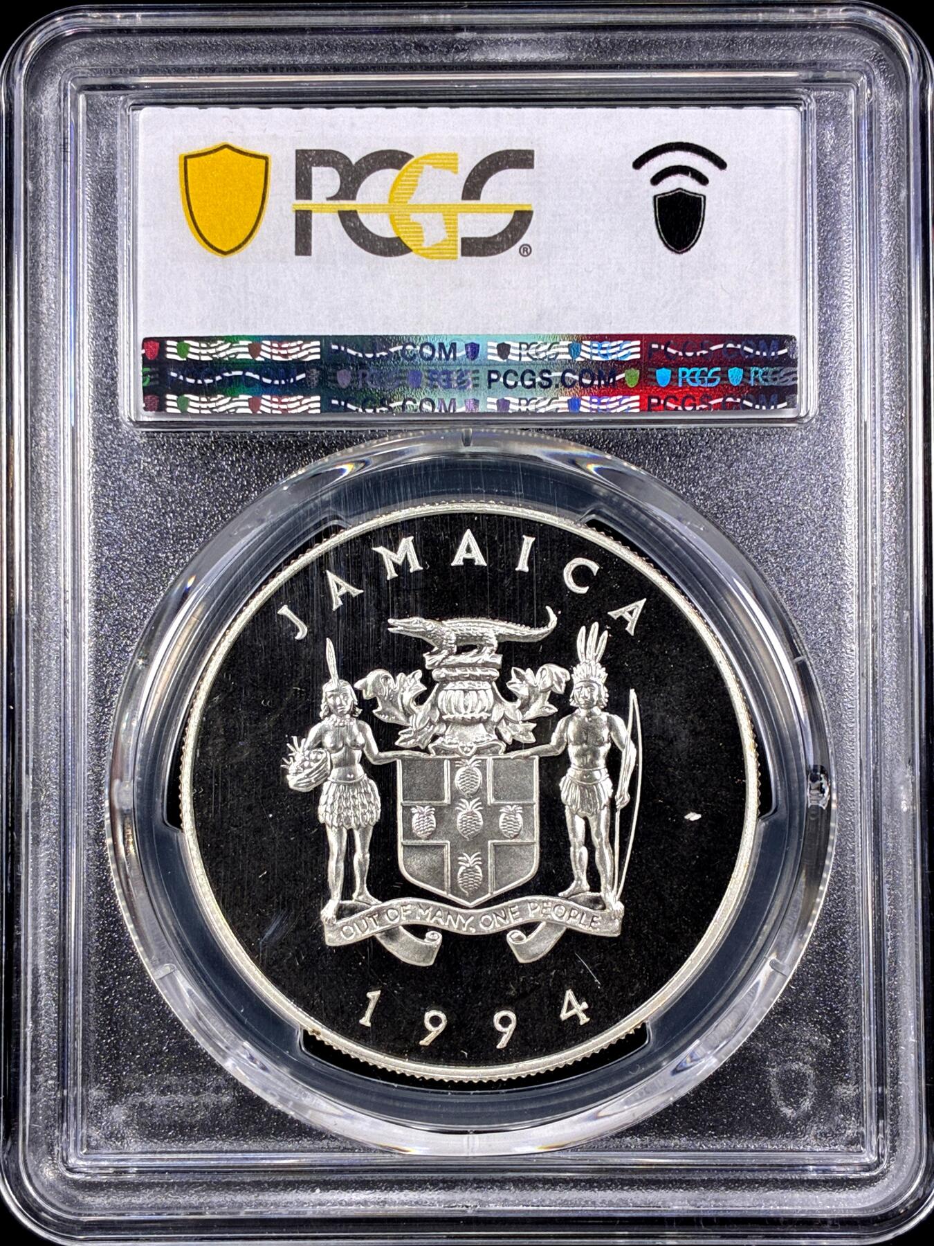 【雨安】【直播拍卖】【第0126期-评级币章】2026-03-07 周六 19:30 (金价1176, 银价22.16) [评级现代] Jamaica 牙买加 25元 1994年 皇室婚礼 PCGS-PR67DCAM 精制币