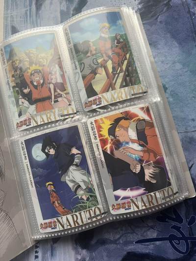 【随心含颖卡拍55期】卡游/集卡社/卡卡沃 抽卡机专场拍卖【无佣金】 - 【卡册】火影忍者一本 卡册不选品 最好不寄存