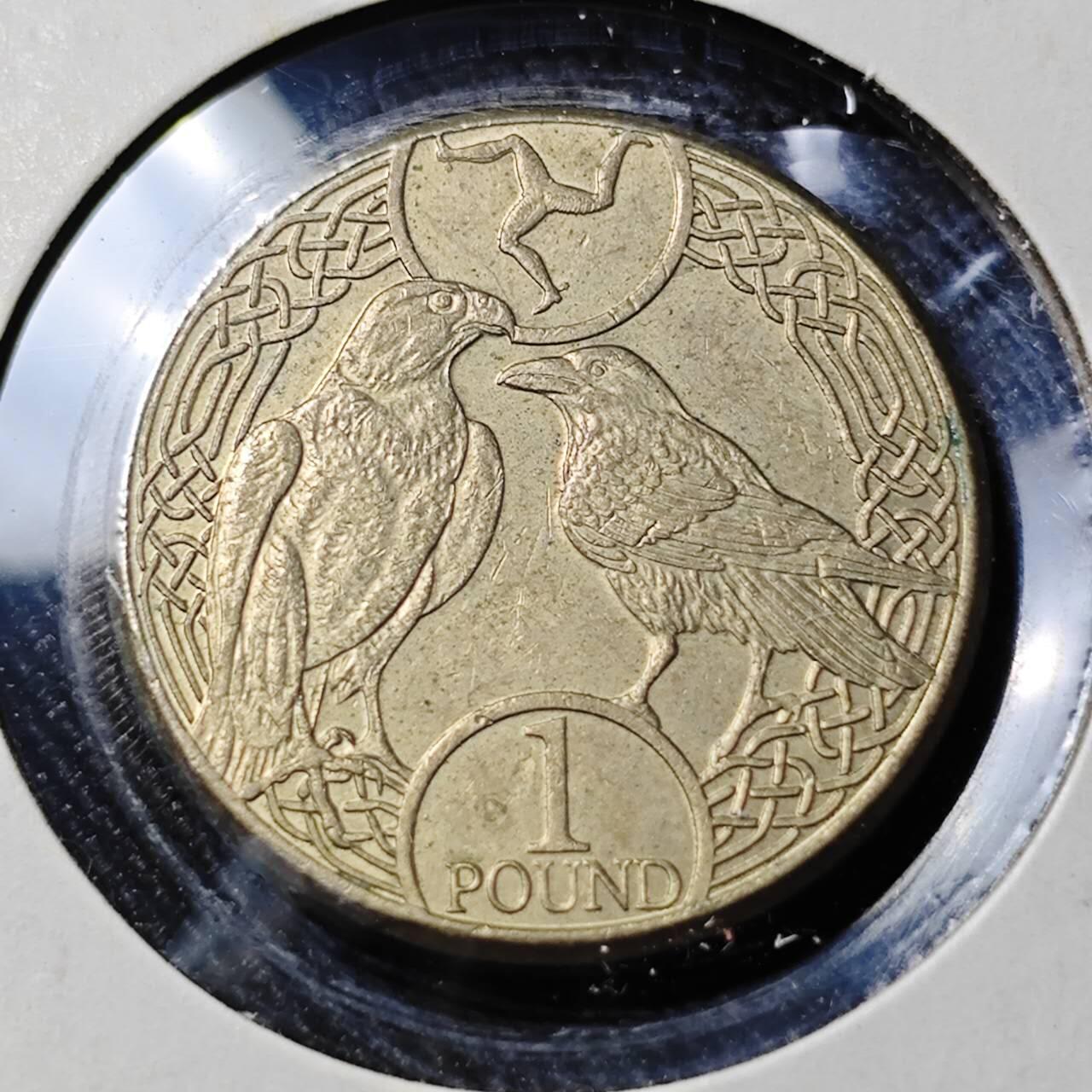 KK钱币收藏小铺   套币 批量/好品散币专场 2月预留时间 周末发货  2017马恩岛1镑