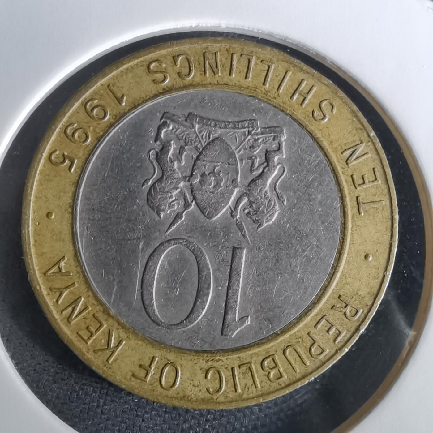 沼泽如烟--第1010场 肯尼亚1995年10先令