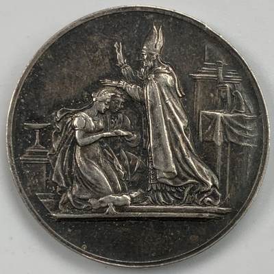 掌中浮雕-藏着的欧洲第053场 - 法国结婚银章，27.5mm，9.8g