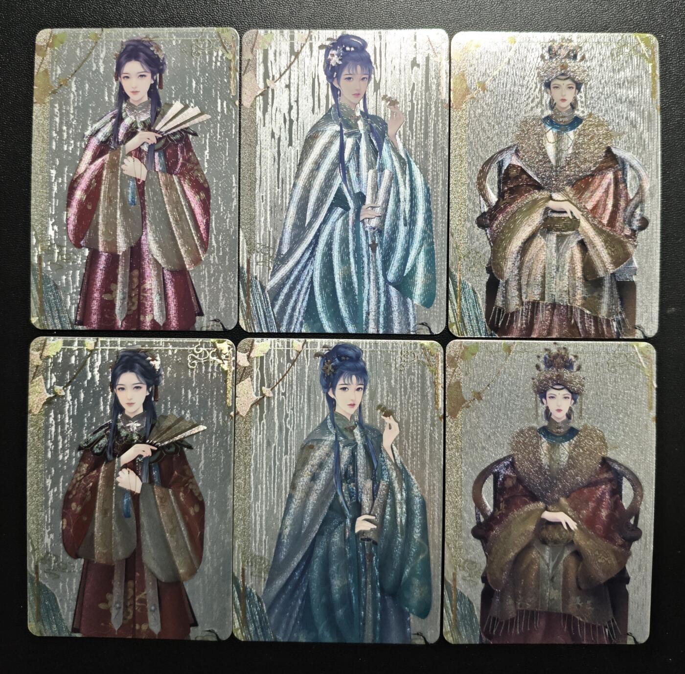 天玑星卡拍第176期《3.5周四截拍》持续收拍收评中 满赠卡需备注 宁缺卡牌 金陵十二钗 薛宝钗 林黛玉 王熙凤 粗闪 六张