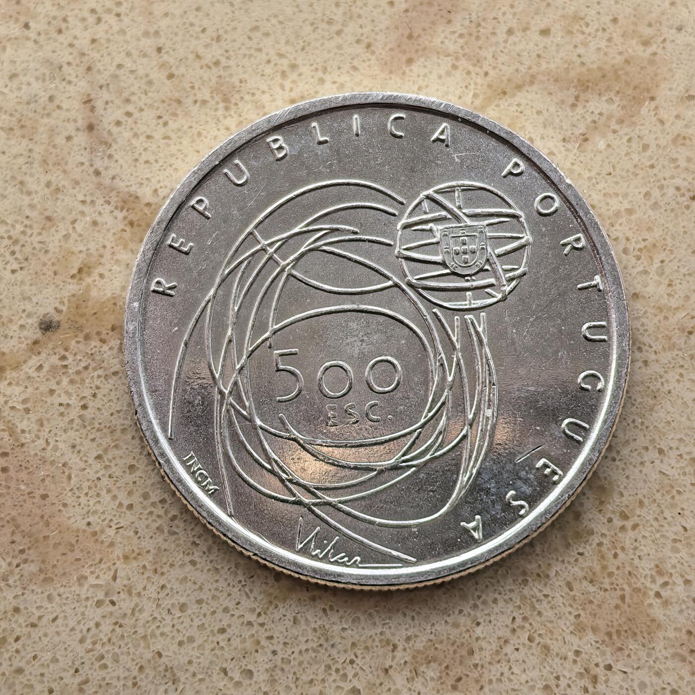 道一币馆币章第一百六十八场 葡萄牙2001年欧洲文化之都波尔图500埃斯库多纪念银币 14g 500S