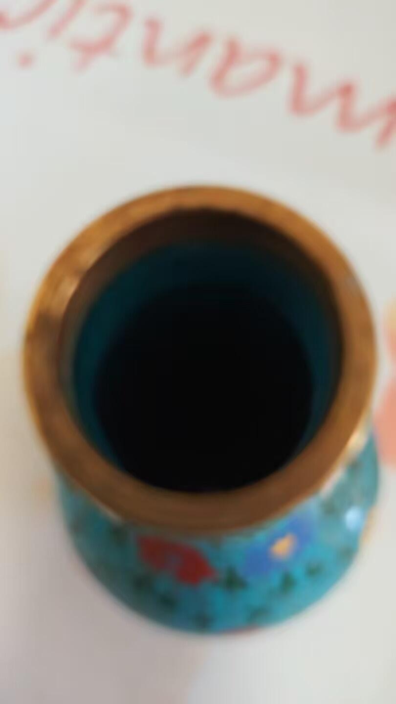 故宫百工造办·景泰蓝直颈瓶