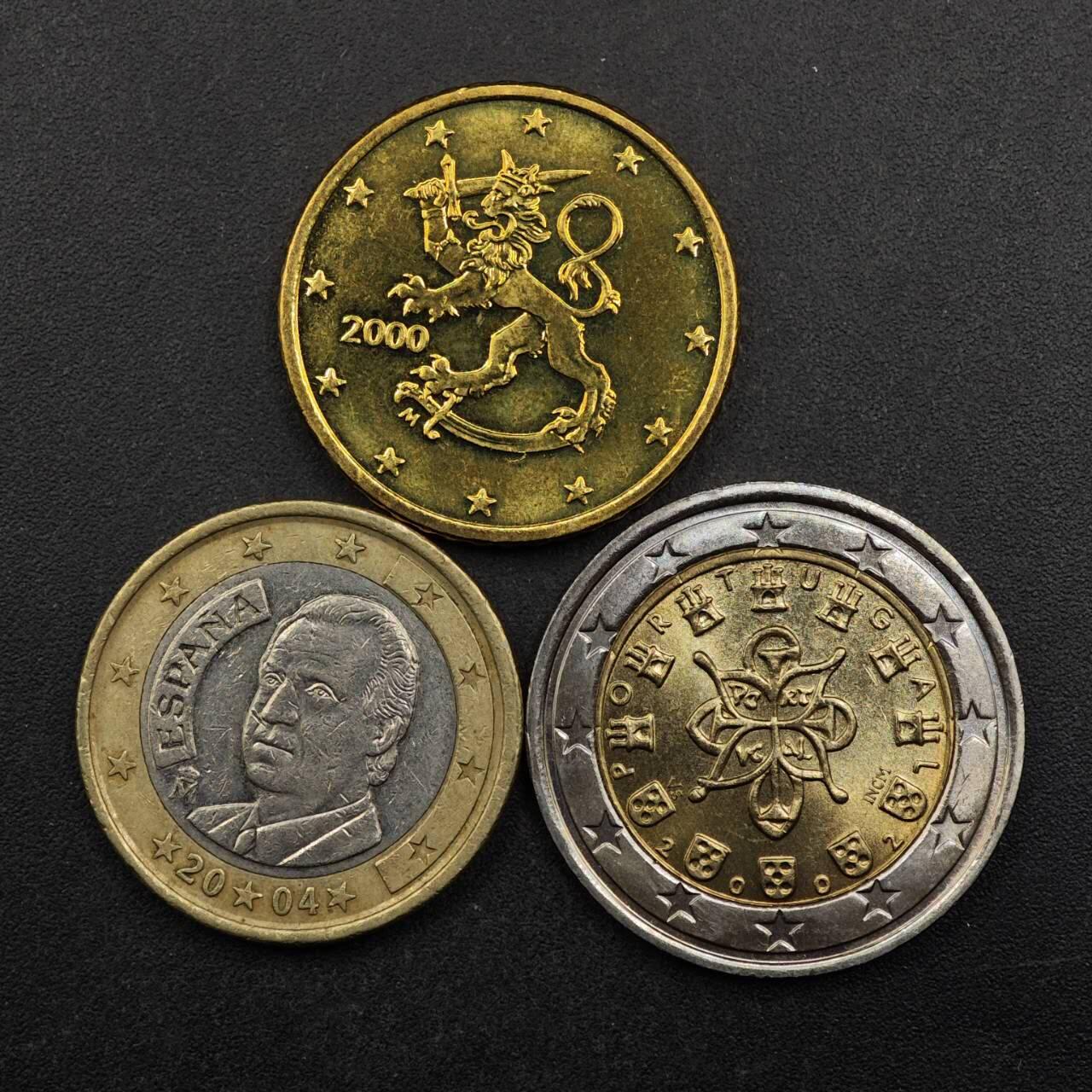 【淘币小摊】实时拍第八百七十五拍   散币场    每周一统一发货 欧元3枚