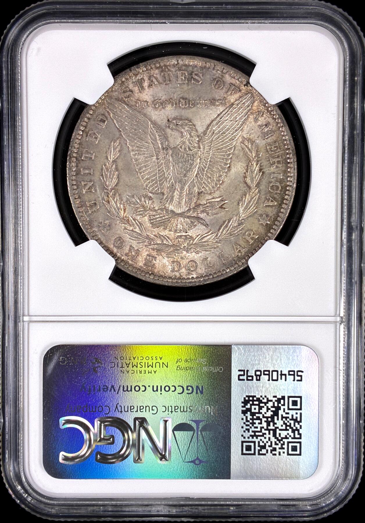 【雨安】【直播拍卖】【第0126期-评级币章】2026-03-07 周六 19:30 (金价1176, 银价22.16) [评级美洲] USA 美国 1美元 (1878-1921) 摩根 1888年  NGC-MS64