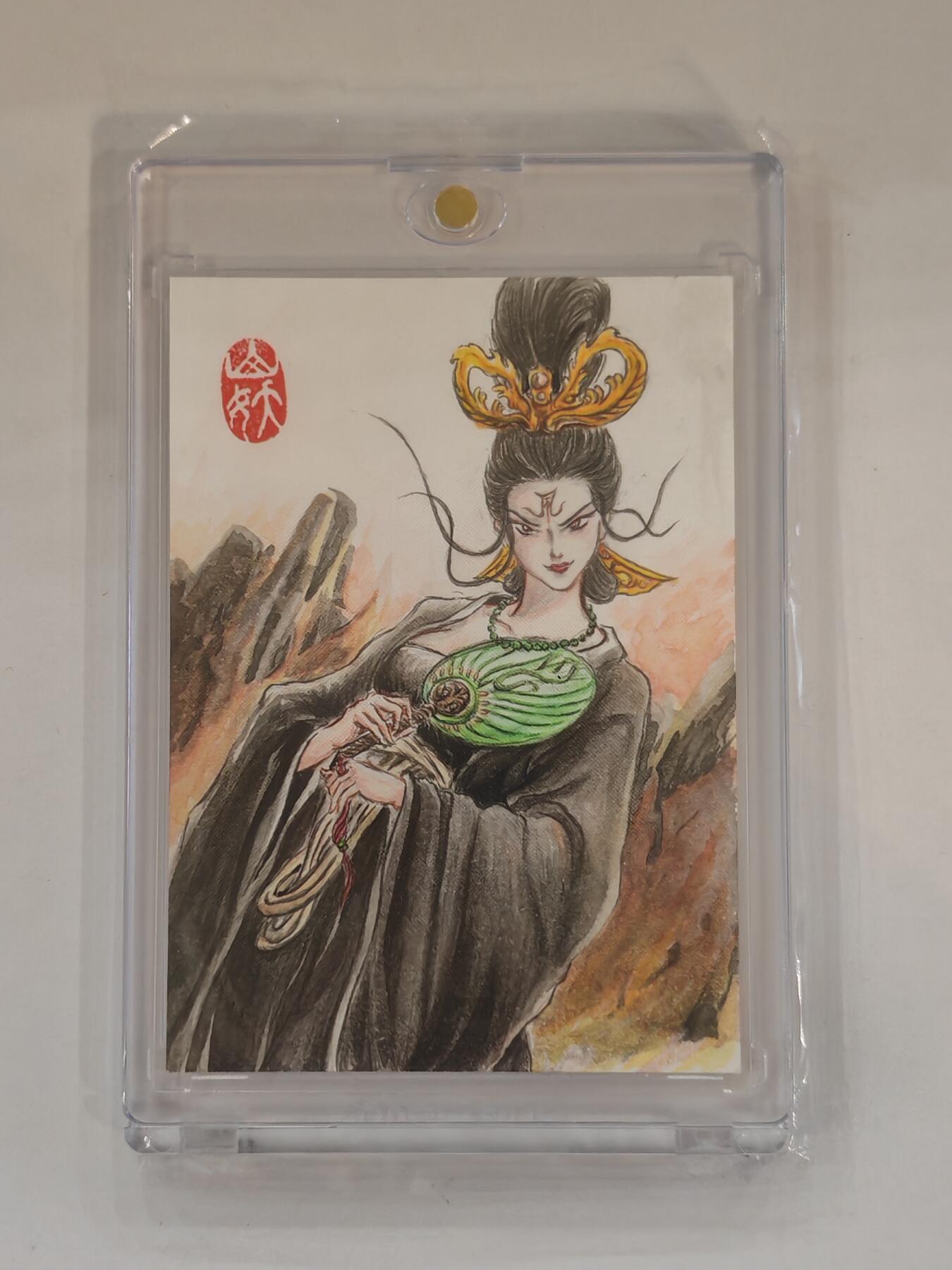 言遇卡牌 本期满百送限编卡【2026.03.13周五晚22：00截拍】 【手绘卡】【亲签】铁扇公主 画师山妖 卡背亲签 带卡砖