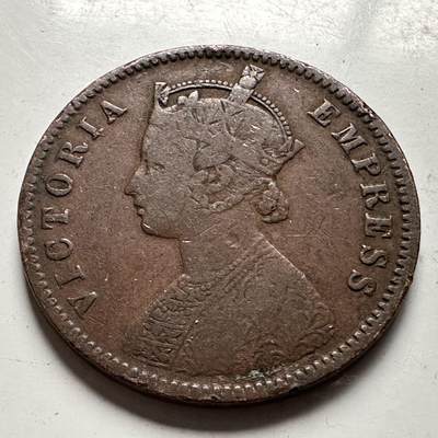 🌹外币初藏🌹🐯2026年第24场  每周二四六晚8️⃣点 接代拍 - 英属印度1879年1/4安娜