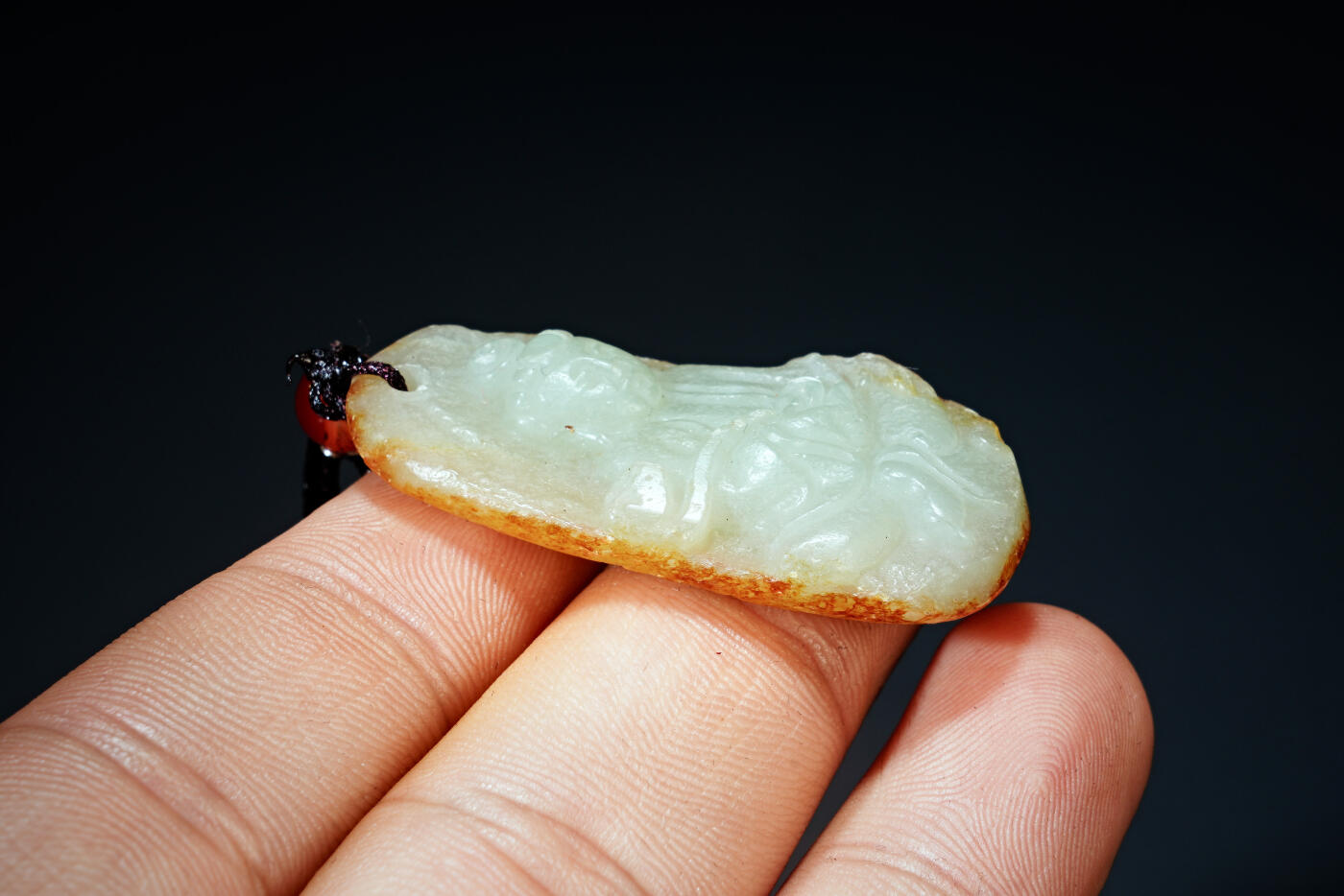 上海都达杂项专场四十四【全场包邮】  天然和田玉精雕《持莲观音》挂件91-113