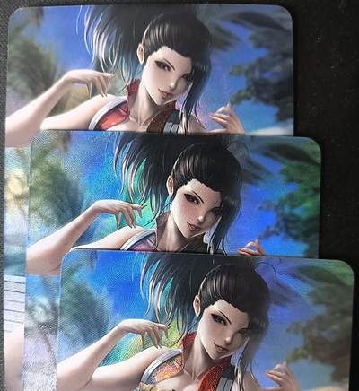 花开卡拍第61期（3月7号周六截拍，品控勿拍!!!拍品不寄存，运费5元（新疆需补运费差价或顺丰到付），自制卡难免瑕疵，可能存在轻微撞角爆边等出厂瑕疵，品控介意勿拍！） - 宁缺卡牌 满赠不知火舞折光彩闪三宫