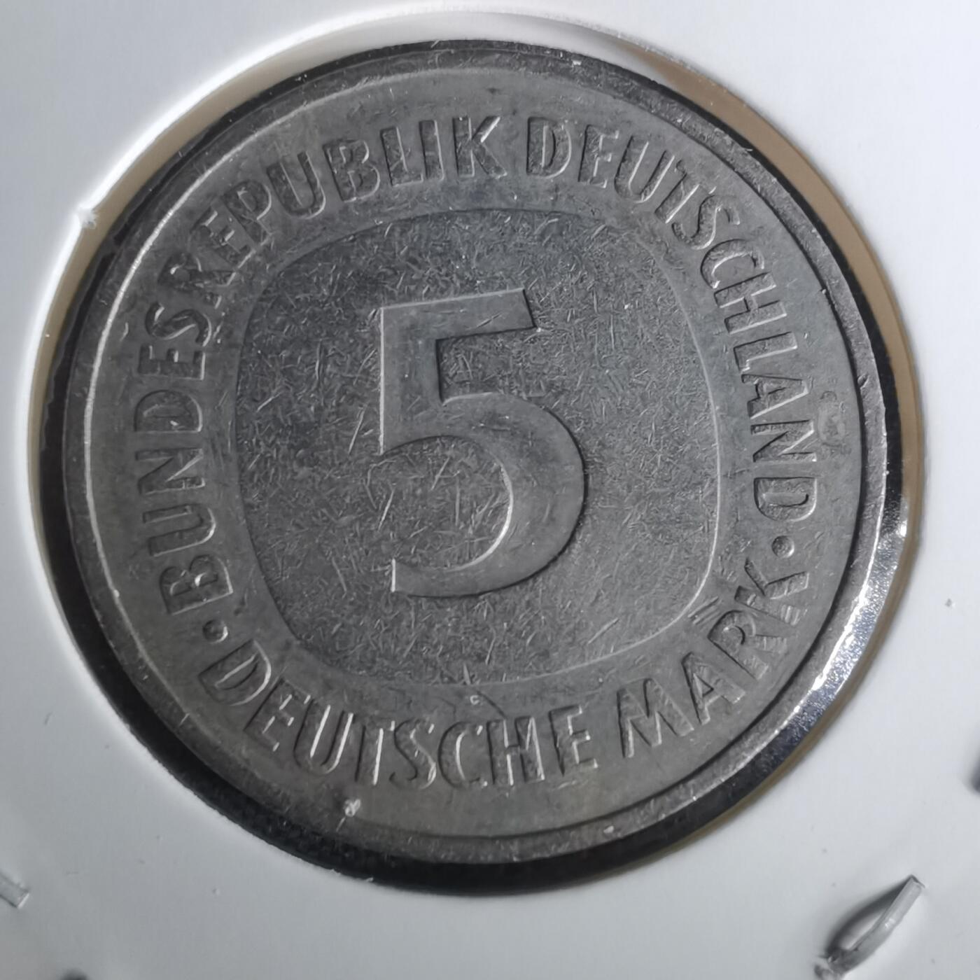 沼泽如烟--第1010场 德国1975年5马克