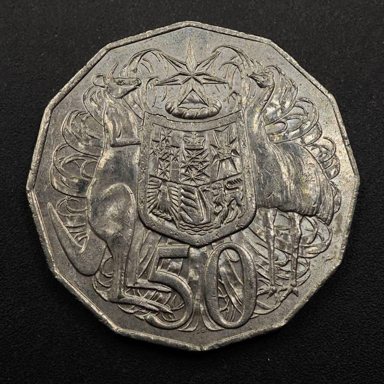 【淘币小摊】实时拍第八百七十五拍   散币场    每周一统一发货 澳大利亚2021年50分镍币